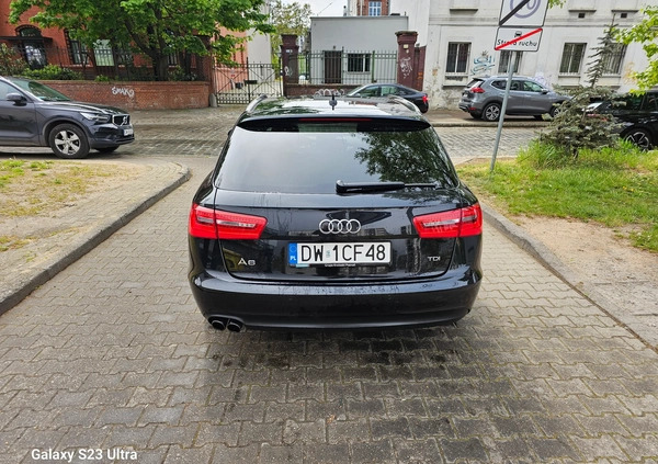 Audi A6 cena 43800 przebieg: 327444, rok produkcji 2013 z Wrocław małe 37